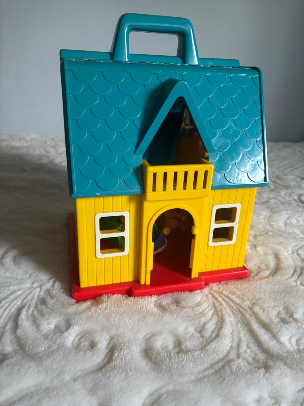 Vintage 70s  Sesame Street house and accessories